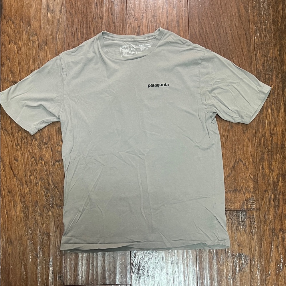 Patagonia Men's Light Gray Short Sleeve Tee